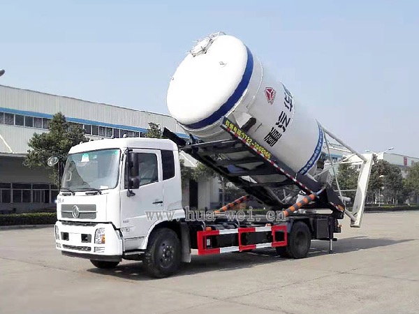 東風(fēng)天錦VR康明斯210/230馬力國(guó)六排放-背罐車(chē)【可選裝液壓伸縮吊臂】