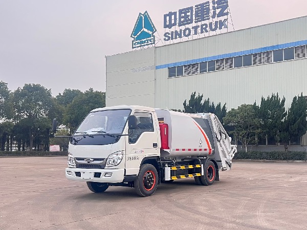 福田時代小卡之星3【藍牌】壓縮式垃圾車｜中國重汽湖北華威制造4-5立方壓縮式垃圾車｜華威馳樂牌SGZ5040ZYSBJ6壓縮式垃圾車