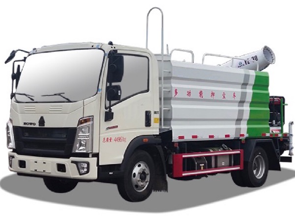 中國重汽HOWO豪沃4X2藍(lán)牌多功能抑塵車｜綠化噴灑車|灑水車｜霧炮車